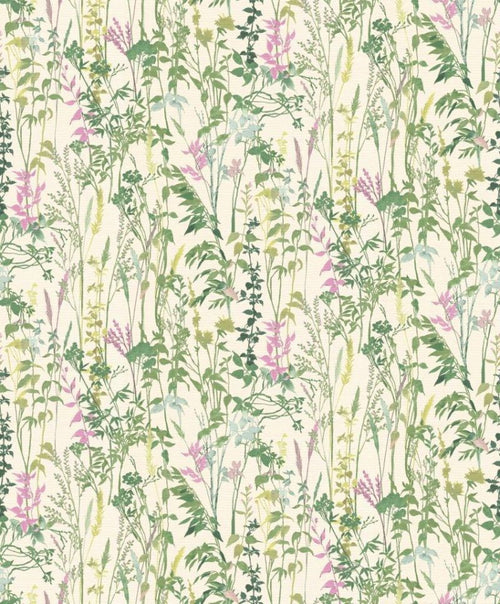 Erismann behang veldbloemen groen - 53 cm x 10.05 m - 661409 - vtwonen shop