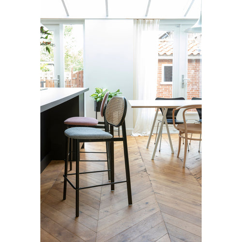 Zuiver Spike Barkruk 64,5 cm Naturel/Grijs - vtwonen shop