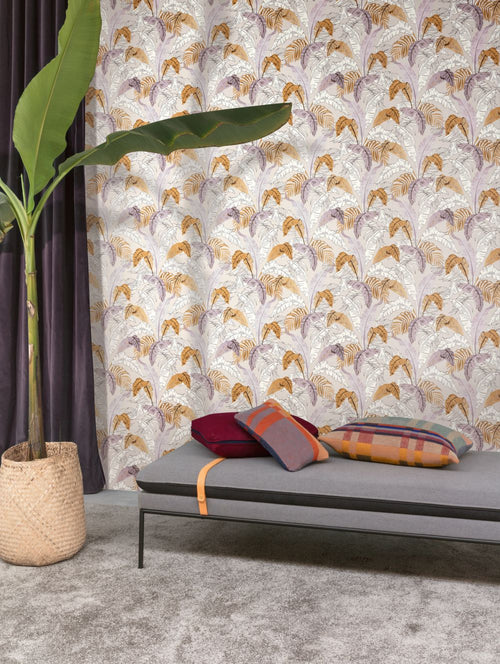 Masureel behang bladeren paars - 53 cm x 10.05 m - 631962 - vtwonen shop