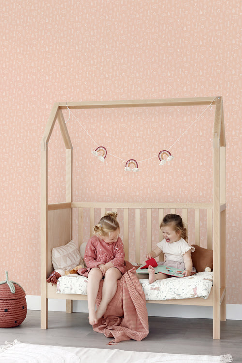 ESTAhome behang bloemmotief zacht roze - 53 cm x 10.05 m - 139752 - vtwonen shop