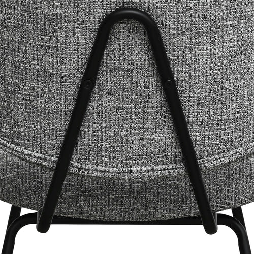 Furnhouse eetkamerstoel Sofia - Grijs - Stof (Bouclé) - Set van 6
