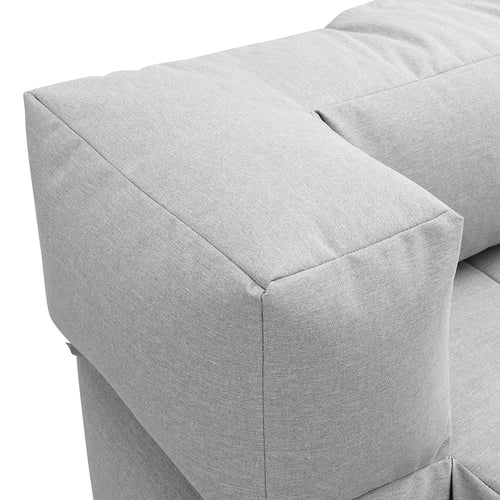 HOME DELUXE buitenzitzak HEAVEN - Lichtgrijs - 76 x 152 x 100 cm - vtwonen shop