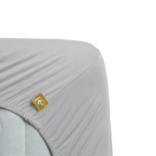 Beddinghouse - Jersey Stretch (5% lycra) - Hoeslaken - 100x220 cm - Lichtgrijs - premium kwaliteit - vtwonen shop