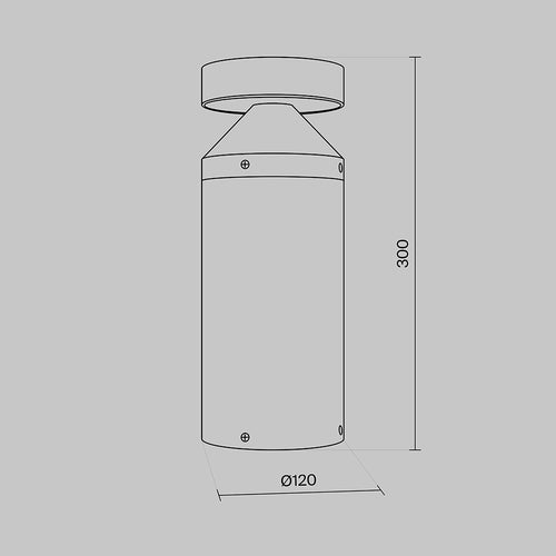 Maytoni Outdoor - Landschapsverlichting Olten - Grafiet - Ø12 - vtwonen shop