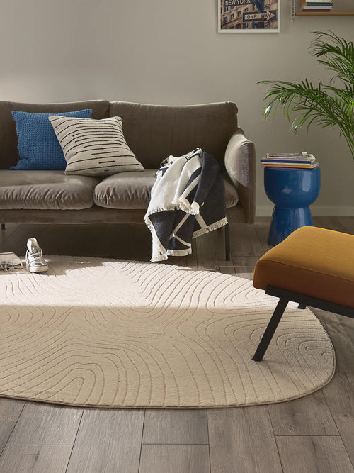 benuta wasbaar vloerkleed Pam - beige - 200x270 cm