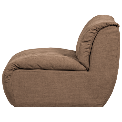 WOOOD 1-zits element Baggy - Geweven Chenille - Bruin - 81x91x101 - vtwonen shop