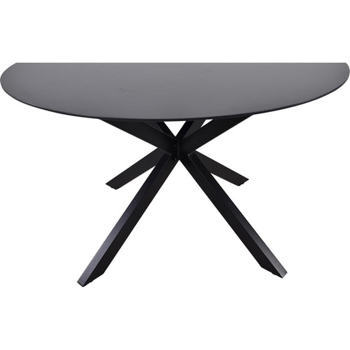 Lesli Living tuintafel Crest - zwart - Ø120x73cm