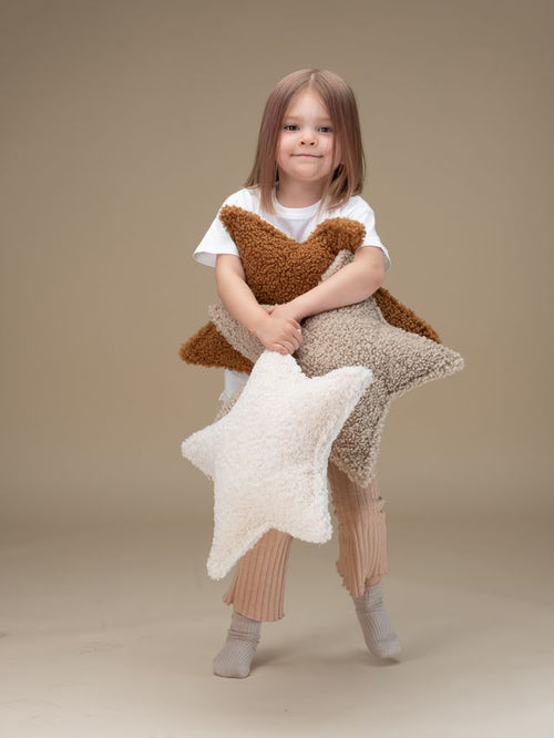 Wigiwama Ster Kussen - Crème - vtwonen shop