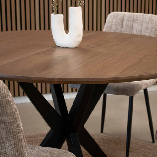 Kick eettafel Havard - 140cm - Bruin