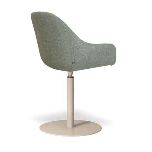Nolon Niva-Mae tulp eetkamerstoel saliegroen - beige onderstel