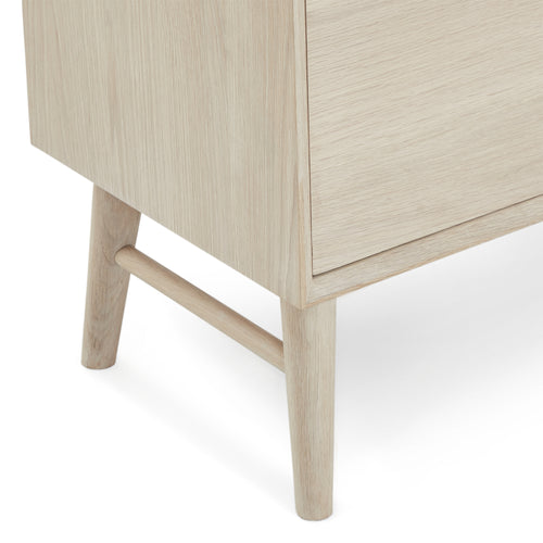 Furnhouse 4-deurs dressoir Porto - Witte olie - MDF, Eikenfineer - 42x212x79
