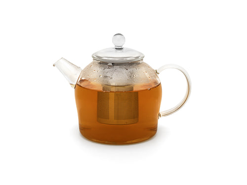 Bredemeijer - Glazen Minuet Santhee theepot 0,5L +filter - vtwonen shop