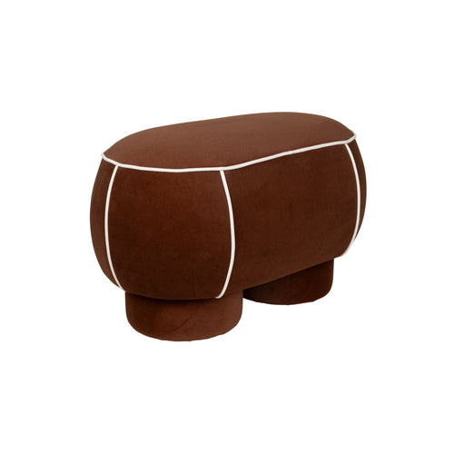 Housecraft Living Marina Bank Ovaal 77,5 cm Rood