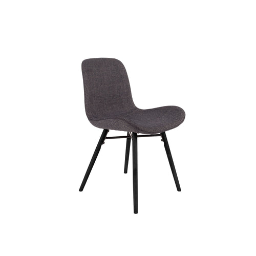 Housecraft Living Lester Eetkamerstoelen Antraciet - Set van 2 - vtwonen shop