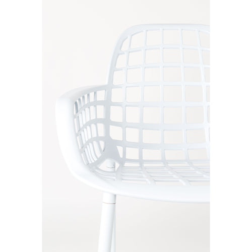 Zuiver Albert Kuip Tuin Eetkamerstoelen armleuning Wit - Set van 2 - vtwonen shop