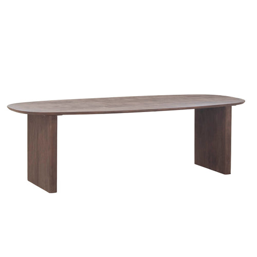 Giga Meubel Eettafel Aya - Donkerbruin Mangohout - 250x100x76cm