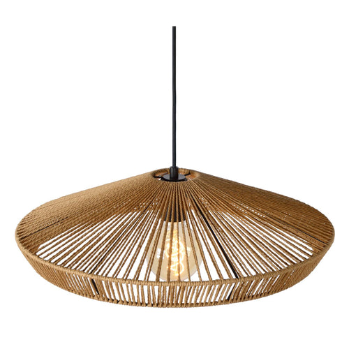 Lucide hanglamp YUNKAI - 1xE27 - Naturel - vtwonen shop