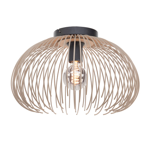 EGLO plafondlamp Venezuela-A - E27 - Ø 38,5 cm - zandkleur