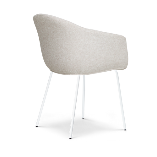 Nolon Nora-Otis Eetkamerstoelen Set van 2 - Beige - Witte Poten - vtwonen shop