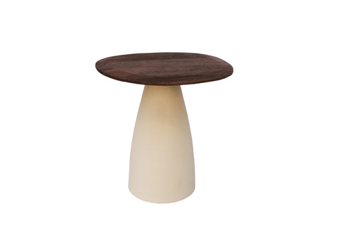 Brix salontafel Marron - beige - mangohout - 50cm - vtwonen shop