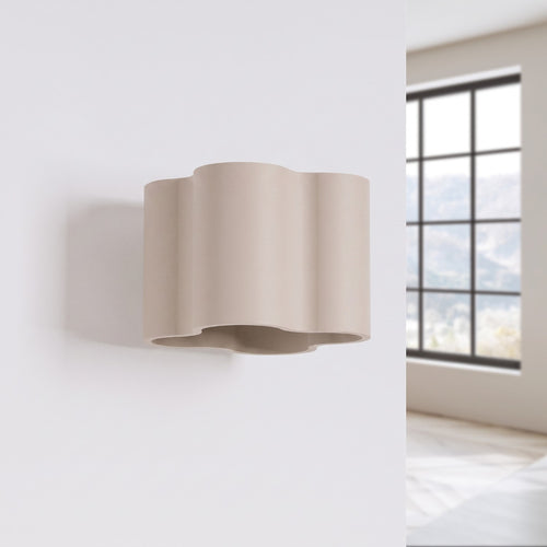 Sollux Lighting Wandlamp OVIO taupe G9 - 12x14,5x10cm