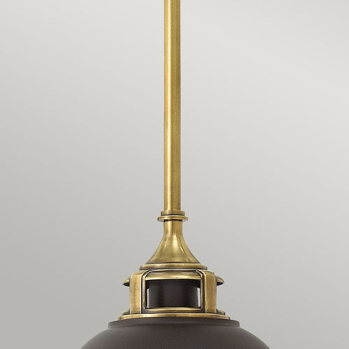 1-flammige Mini-Pendelleuchte Buckeye Bronze