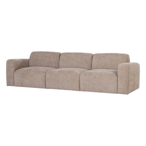 WOOOD 3-zits bank slub Umina - Chenille - Naturel