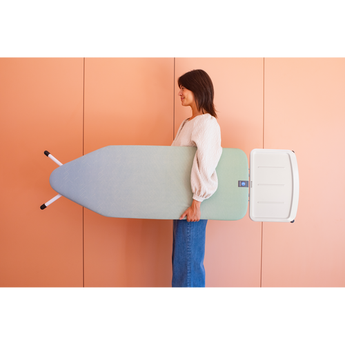 Brabantia Strijkplank C - 124x45 - met solide stoomunithouder - soothing sea - vtwonen shop