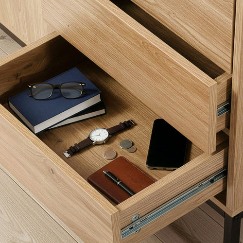 Calicosy - LENNY Dressoir - Licht hout - 140x40x80 cm