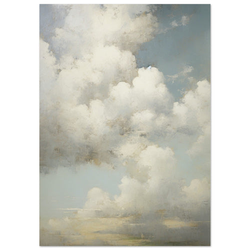 Artfulprints  The clouds   poster A4 21x29.7 cm - vtwonen shop