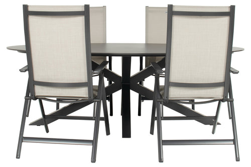 Hartman Tuinstoel Troy - Antraciet Aluminium - Verstelbaar - vtwonen shop