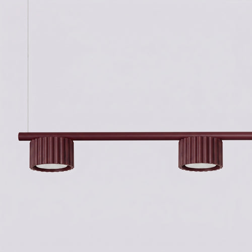 Sollux Lighting Kroonluchter AURA 4 bordeaux Gx53 - 122x10x208cm
