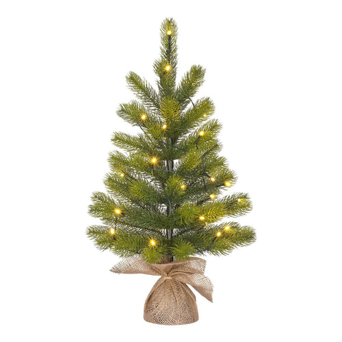 Black Box Trees Kunstkerstboom Nagoya H60 x D44cm - Kunstboom in Jute Zak - Kunst Kerstboom voor Binnen - 50 Tips - Groen