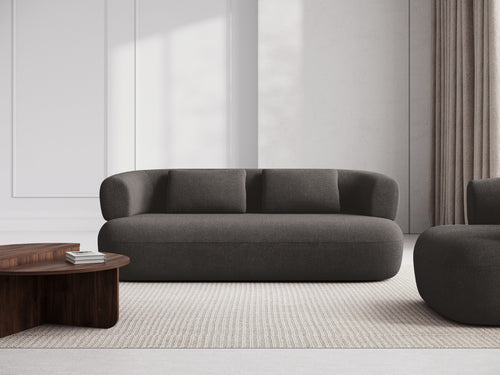 Micadoni Bank Jenny 3-zits, boucle, grijs - 90x178x73cm