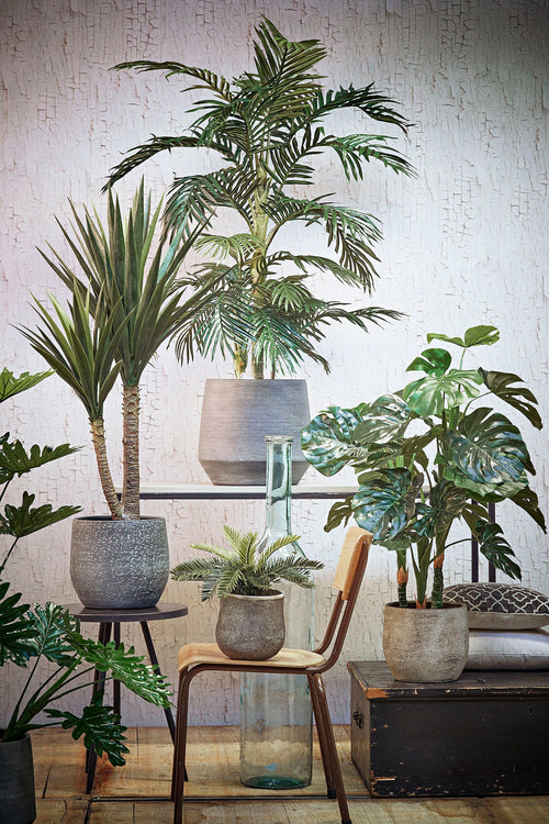 Mica Decorations Areca palm Kunstplant - H150 x Ø100 cm - groen
