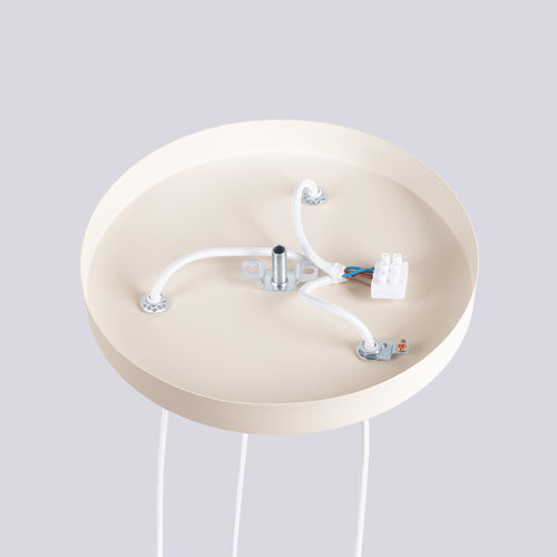 Sollux Lighting Hanglamp HALO 3P beige - 25x25x125cm