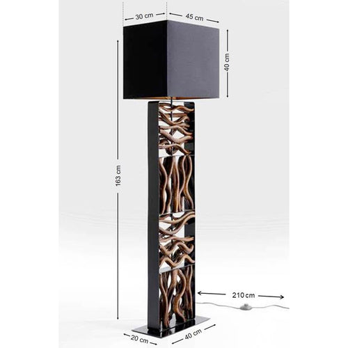 Kare Design Vloerlamp Nature Wave 163cm - vtwonen shop