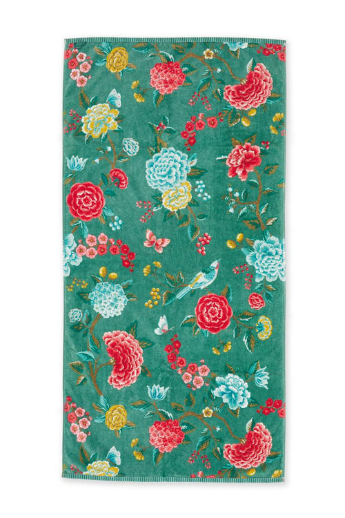 Pip Studio badlaken Good Evening - 70x140 cm - groen - vtwonen shop