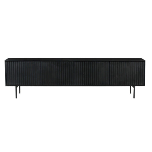 StarFurn Tv-meubel Madison - Zwart Hout - 210x45x55cm
