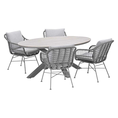 Garden Impressions tuinset Lucas - Tulli - valley sand - 180x115 cm - 5-delig - vtwonen shop