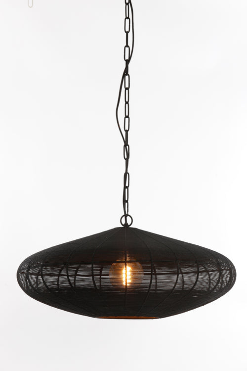 Light & Living hanglamp BAHOTO - Ø60x23cm - zwart