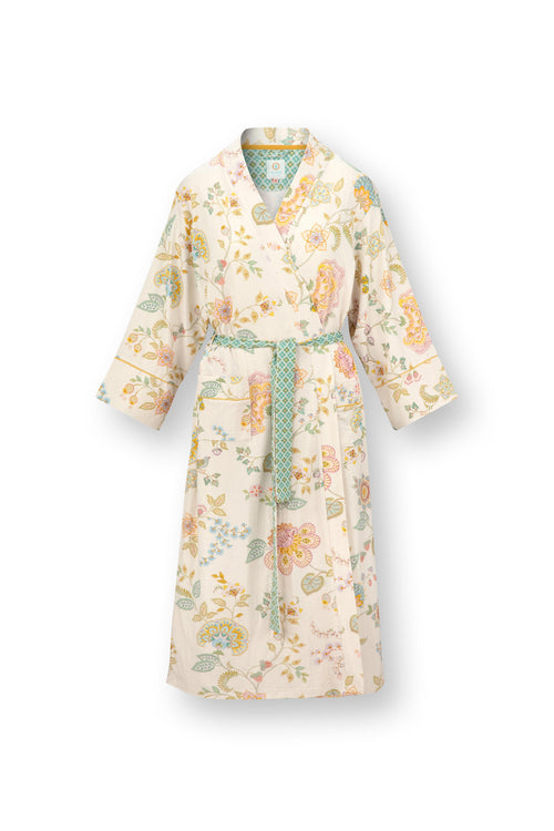 Pip Studio - Noa Kimono - Dames - Buenas Noches - Wit - M - vtwonen shop