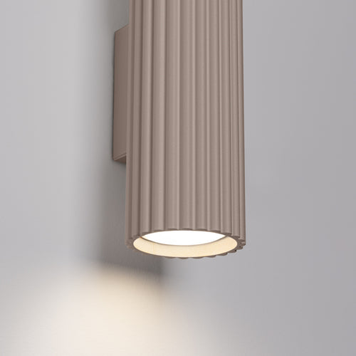Sollux Lighting Wandlamp KARBON 20 taupe - 6,5x8,5x20cm