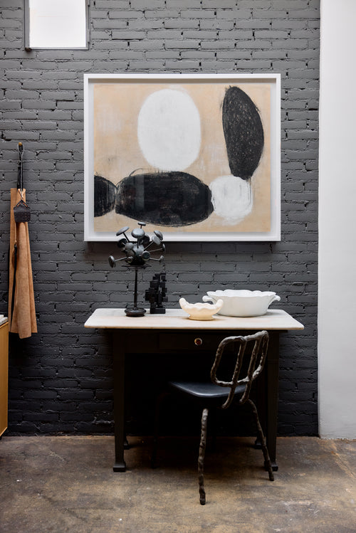 HKLIVING ingelijste kunst – Parallel – 120x102cm - vtwonen shop