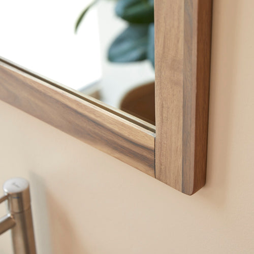 Tikamoon Spiegel van massief acaciahout 55,5 x 50 cm - Naturel - vtwonen shop