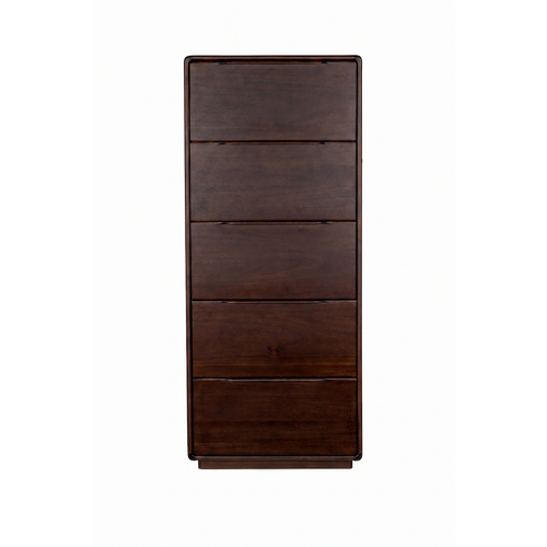 Dutchbone Elroy Ladekast Hoog 155 cm Walnootkleur Bruin