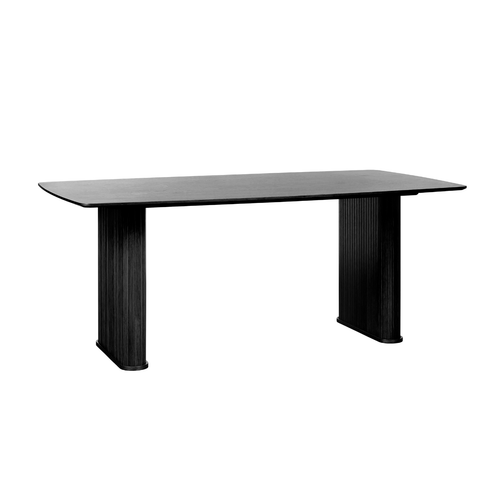 Rebellenclub Eetkamertafel Taree - 190 x 100 cm - Zwart - vtwonen shop