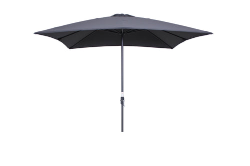 Lotus parasol - 250x250 cm - carbon black - dark grey