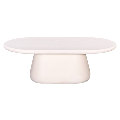 Giga Meubel Salontafel Romy - Ovaal - Beton Ciré - 120cm - vtwonen shop