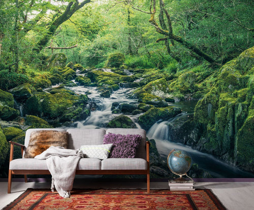 Sanders & Sanders fotobehang bos groen - 400 x 250 cm - 612520